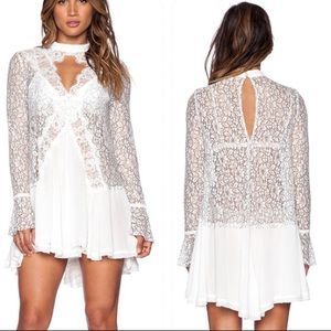 Free people secret origins lace tunic